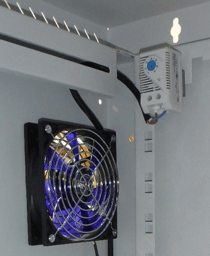 Lüfterregelung Tablet Schrank Lüfter mit Steuerung für Tablet Modul